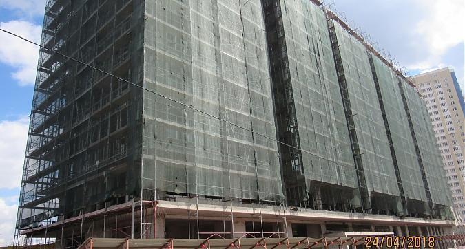 ЖК Янтарь-Apartments (Комплекс апартаментов Янтарь-Apartments), фасадные работы - вид с Левобережной улицы, фото 7 Квартирный контроль