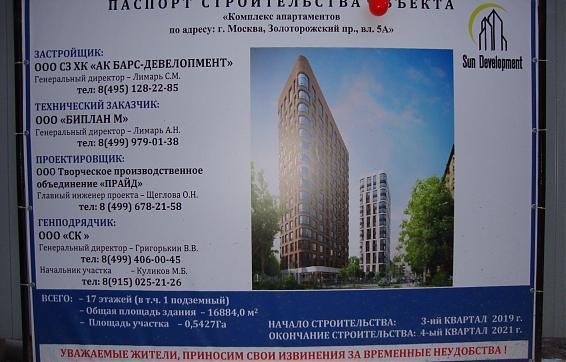 ЖК Монодом на Золоторожском, паспорт объекта, вид с Золоторожского пр-да, фото - 1 Квартирный контроль