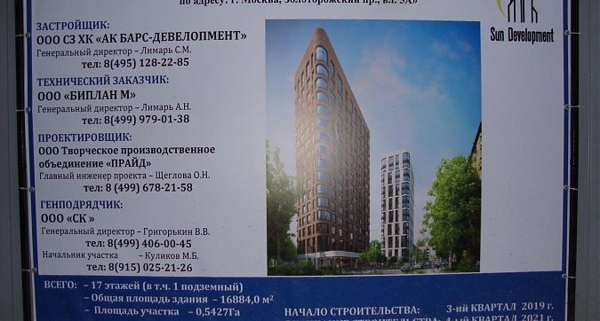 ЖК Монодом на Золоторожском, паспорт объекта, вид с Золоторожского пр-да, фото - 1 Квартирный контроль