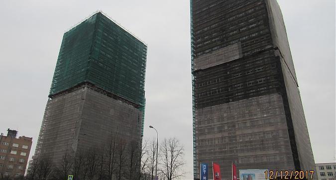 ЖК Родной город. Воронцовский парк, фасадные работы - вид с улицы Наметкина, фото 7 Квартирный контроль