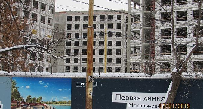 ЖК Береговой, вид с берегового проезда, монолитные работы,  фото -2 Квартирный контроль