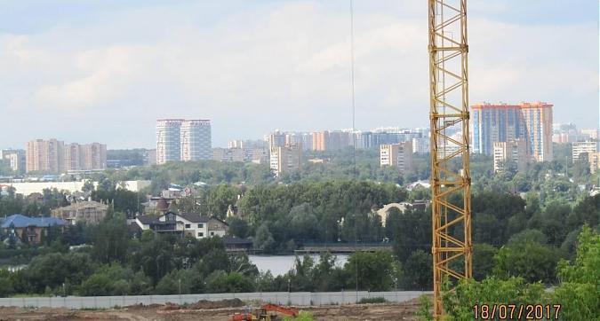 ЖК Спутник - вид на строящийся жилой комплекс со стороны МКАД Квартирный контроль