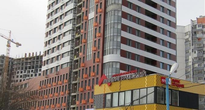 ЖК Ленинградский - вид на корпус 2 со стороны Ленинградского шоссе Квартирный контроль