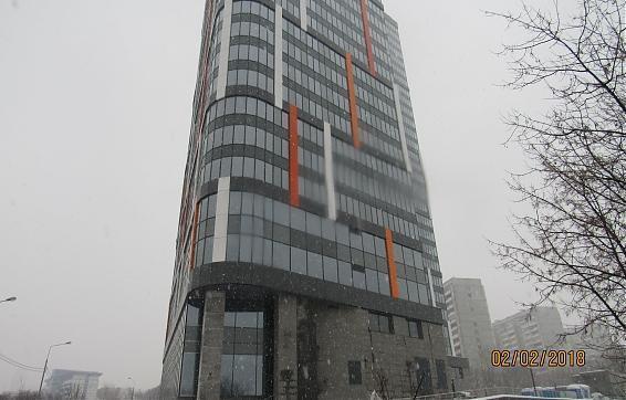 ЖК Мосфильмовская (Штаб-Квартира на Мосфильмовской) - вид с Мосфильмовской улицы, фото 1 Квартирный контроль