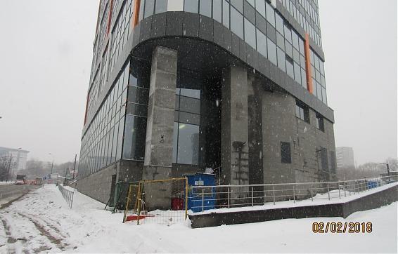 ЖК Мосфильмовская (Штаб-Квартира на Мосфильмовской) - вид с Мосфильмовской улицы, фото 2 Квартирный контроль