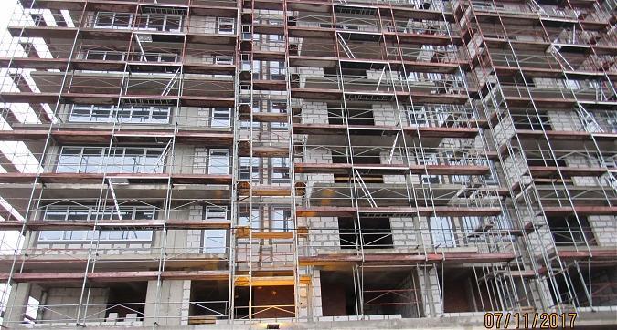 ЖК Янтарь-Apartments (Комплекс апартаментов Янтарь-Apartments), фасадные работы - вид с Левобережной улицы, фото 2 Квартирный контроль
