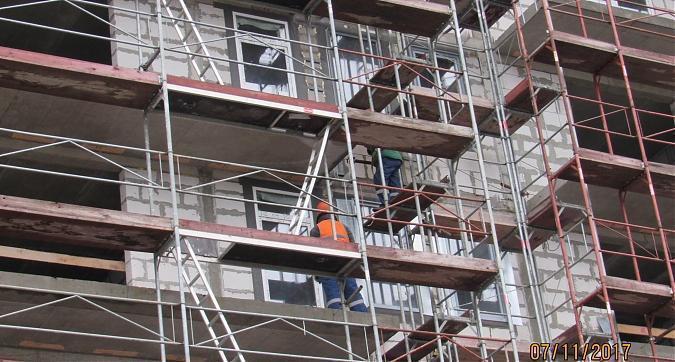 ЖК Янтарь-Apartments (Комплекс апартаментов Янтарь-Apartments), фасадные работы - вид с Левобережной улицы, фото 3 Квартирный контроль
