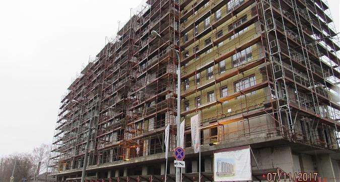 ЖК Янтарь-Apartments (Комплекс апартаментов Янтарь-Apartments), фасадные работы - вид с Левобережной улицы, фото 6 Квартирный контроль
