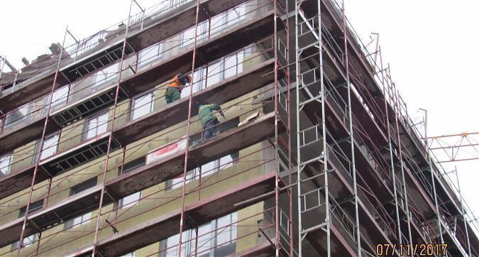 ЖК Янтарь-Apartments (Комплекс апартаментов Янтарь-Apartments), фасадные работы - вид с Левобережной улицы, фото 7 Квартирный контроль