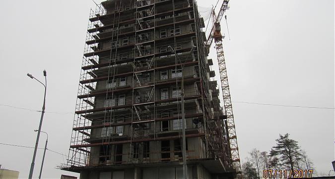 ЖК Янтарь-Apartments (Комплекс апартаментов Янтарь-Apartments), фасадные работы - вид с Левобережной улицы, фото 8 Квартирный контроль