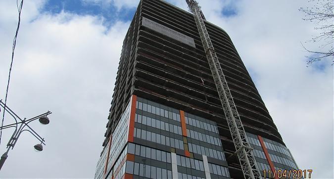 МФК Штаб-квартира на Мосфильмовской - вид с Мосфильмовской улицы Квартирный контроль