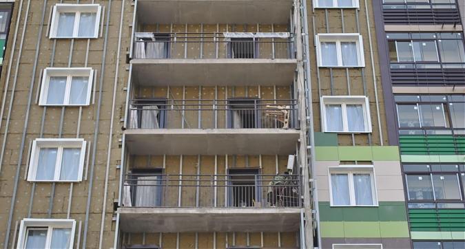 UP! Квартал Новое Тушино - в корпусе 1, проводится утепление фасада Квартирный контроль