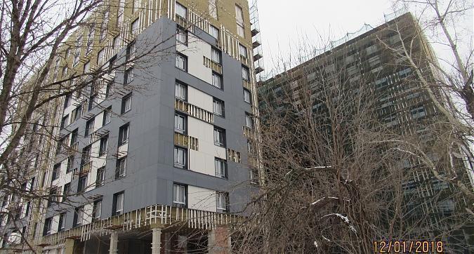 ЖК Отражение, фасадные работы - вид на комплекс с 12-го проезда Марьиной Рощи, фото 5 Квартирный контроль