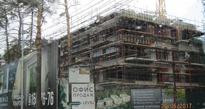ЖК Level Barvikha Residence - вид на строящийся жилой комплекс со стороны Рублёвского шоссе Квартирный контроль