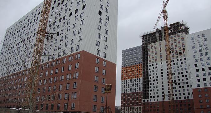 ЖК Митино Парк, корпус 3, 4, монолитные работы, вид с ул. Дубравная, фото -8 Квартирный контроль
