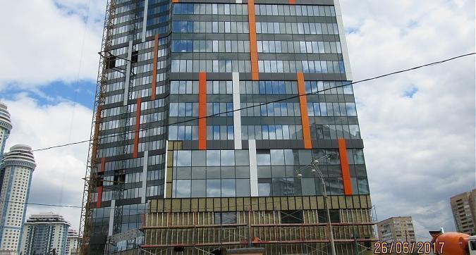 ЖК Мосфильмовская (Штаб-Квартира на Мосфильмовской) - вид с Мосфильмовской улицы Квартирный контроль