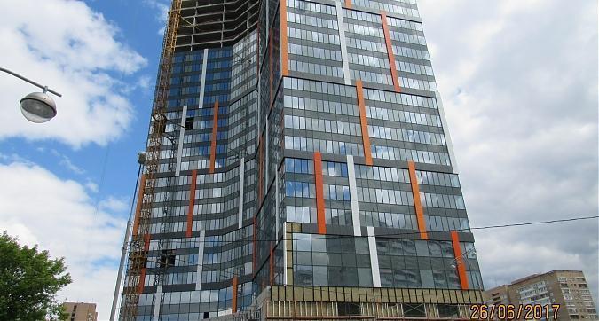 ЖК Мосфильмовская (Штаб-Квартира на Мосфильмовской) - вид с Мосфильмовской улицы Квартирный контроль