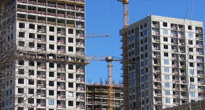 ЖК Лесопарковый, корпуса 2 и 3, фасадные работы, вид со стороны метро Лесопарковая, фото - 4 Квартирный контроль