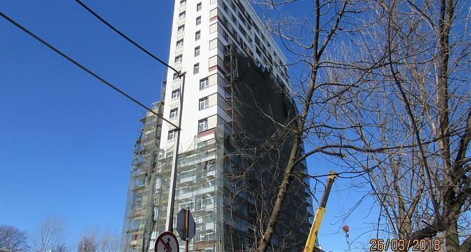 ЖК Дом в Мневниках - фасадные работы, вид с улицы Демьяна Бедного, фото 2 Квартирный контроль