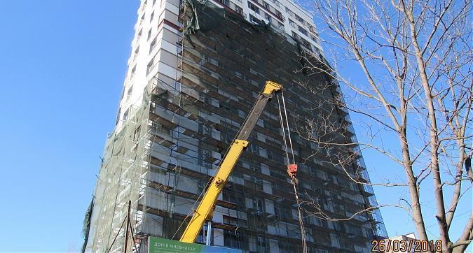 ЖК Дом в Мневниках - фасадные работы, вид с улицы Демьяна Бедного, фото 6 Квартирный контроль