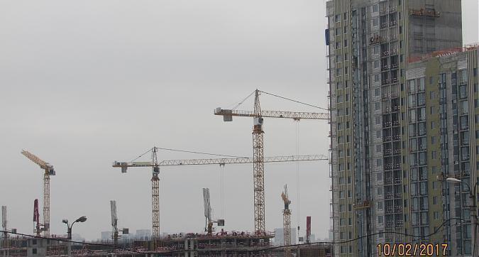 ЖК Город на реке Тушино - 2018 - вид на Квартал 2 и Квартал 1 с Проектируемого проезда №5484 Квартирный контроль