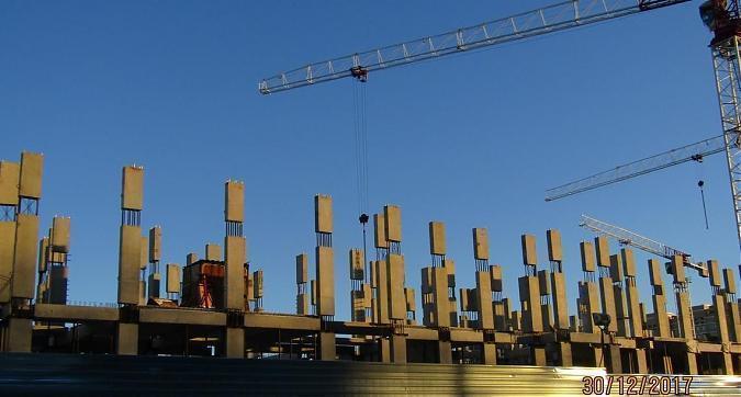 ЖК Новое Пушкино - вид на строящийся корпус 12 с западной стороны Квартирный контроль