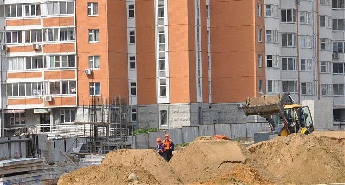 ЖК Некрасовка, 10-й квартал, строительство метро Некрасовка, вид с улицы Недорубова, фото 3 Квартирный контроль