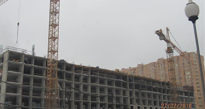 ЖК Юбилейный - монолитные работы, вид с улицы Коминтерна, фото 4 Квартирный контроль