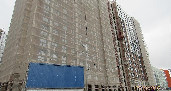 ЖК Only (Квартал ОНЛИ), 2-й корпус - фасадные работы, вид с Заречной улицы Квартирный контроль
