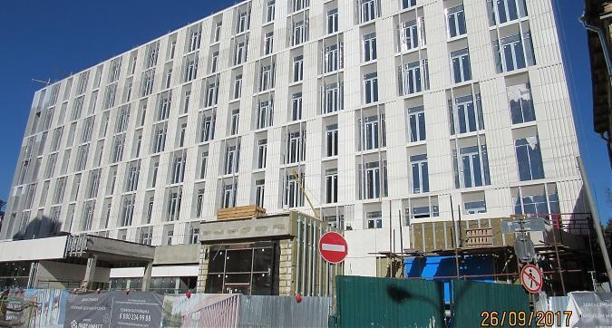 Комплекс апартаментов Дом на Сретенке, фасадные работы - вид с Даева переулка, фото 1 Квартирный контроль
