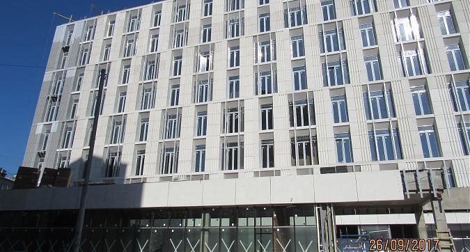 Комплекс апартаментов Дом на Сретенке, фасадные работы - вид с Даева переулка, фото 2 Квартирный контроль