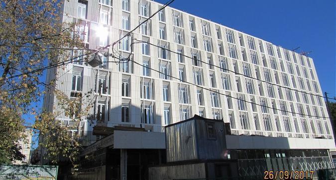 Комплекс апартаментов Дом на Сретенке, фасадные работы - вид с Даева переулка, фото 3 Квартирный контроль