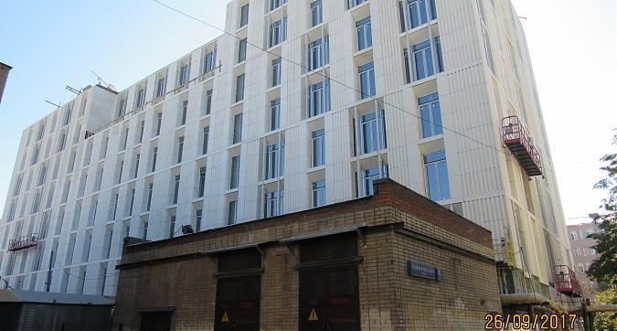 Комплекс апартаментов Дом на Сретенке, фасадные работы - вид с Даева переулка, фото 8 Квартирный контроль