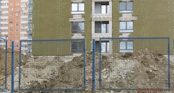 ЖК Новокуркино - вид на строящийся корпус 1 с северной стороны Квартирный контроль