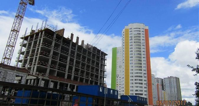 ЖК Новокуркино - вид на строящийся корпус 8 со стороны улицы Родионова Квартирный контроль