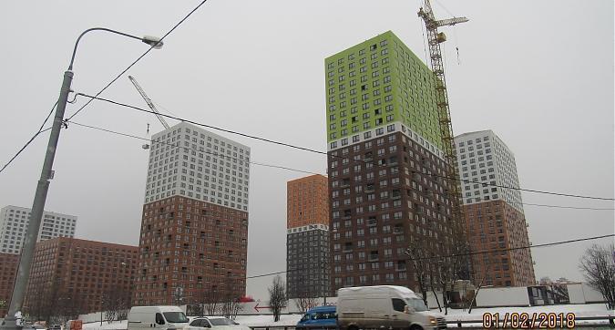 ЖК Мещерский лес, корпуса № 4,1 № 4,2 № 4.3 и № 4.4 - вид с Боровского шоссе, фото 3 Квартирный контроль