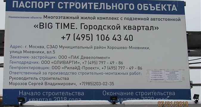ЖК Big Time, паспорт объекта, вид с Силикатного проезда, фото-3 Квартирный контроль