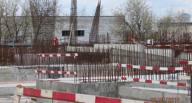 ЖК Серебряный парк (Паршина, 10) - монолитные работы, вид с улицы Паршина, фото 3 Квартирный контроль