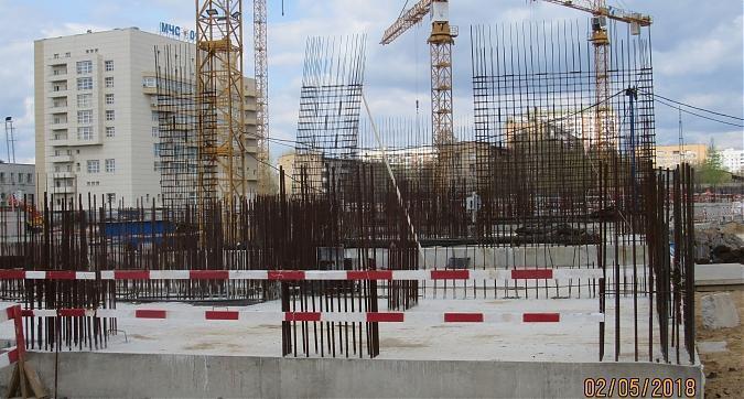 ЖК Серебряный парк (Паршина, 10) - монолитные работы, вид с улицы Паршина, фото 4 Квартирный контроль