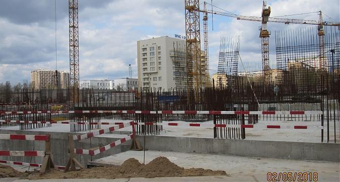 ЖК Серебряный парк (Паршина, 10) - монолитные работы, вид с улицы Паршина, фото 5 Квартирный контроль