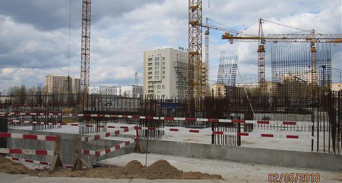 ЖК Серебряный парк (Паршина, 10) - монолитные работы, вид с улицы Паршина, фото 6 Квартирный контроль