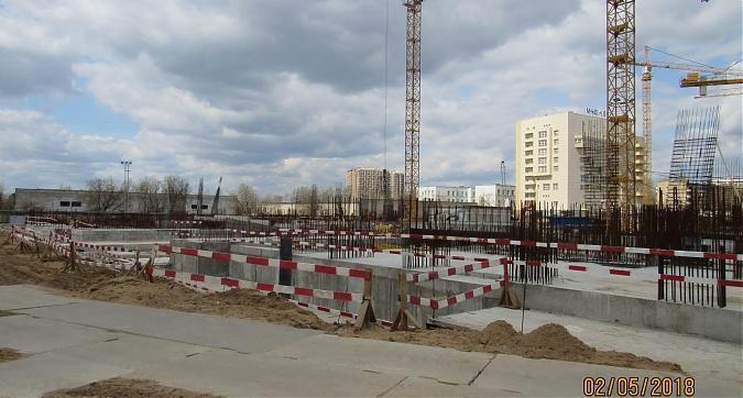 ЖК Серебряный парк (Паршина, 10) - монолитные работы, вид с улицы Паршина, фото 7 Квартирный контроль
