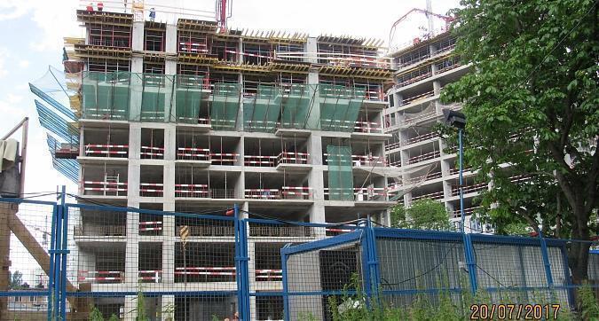 ЖК Достояние - вид с Ярцевской улицы на дом Культура Квартирный контроль