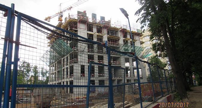ЖК Достояние - вид с Ярцевской улицы на дом Культура Квартирный контроль