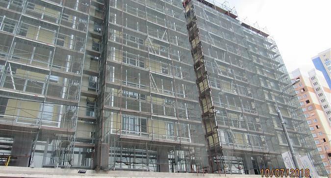 ЖК Янтарь-Apartments (Комплекс апартаментов Янтарь-Apartments), фасадные работы - вид с Левобережной улицы, фото 5 Квартирный контроль