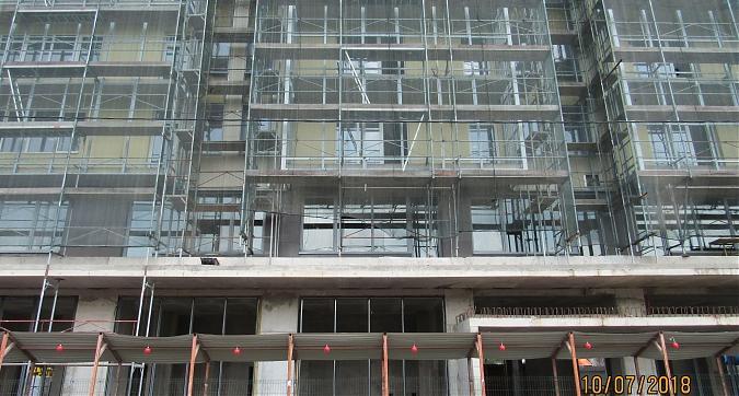 ЖК Янтарь-Apartments (Комплекс апартаментов Янтарь-Apartments), фасадные работы - вид с Левобережной улицы, фото 6 Квартирный контроль