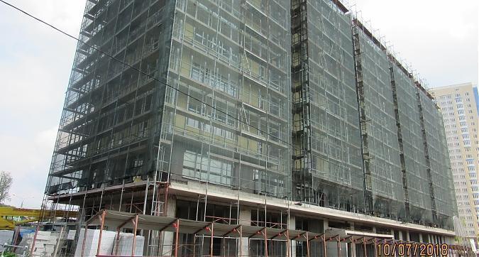 ЖК Янтарь-Apartments (Комплекс апартаментов Янтарь-Apartments), фасадные работы - вид с Левобережной улицы, фото 7 Квартирный контроль