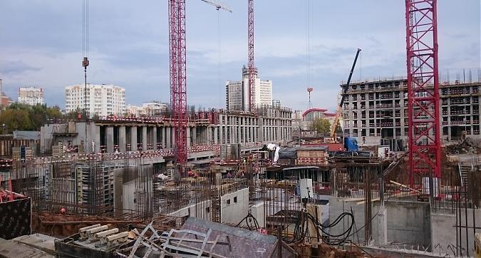 ЖК Селигер Сити - монолитные работы, вид с Ильменского проезда, фото 1 Квартирный контроль