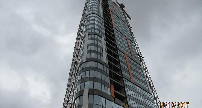 ЖК Мосфильмовская (Штаб-Квартира на Мосфильмовской) - вид с Мосфильмовской улицы, фото 3 Квартирный контроль