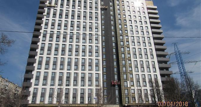 ЖК Дом 128 на Профсоюзной - фасадные работы, вид с Профсоюзной улицы, фото 1 Квартирный контроль